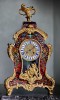 Антикварные Французские часы середины 19 века с отделкой в технике Буль - что подарить на 60 лет женщине у которой все есть - Антикварные Французские часы середины 19 века с отделкой в технике Буль